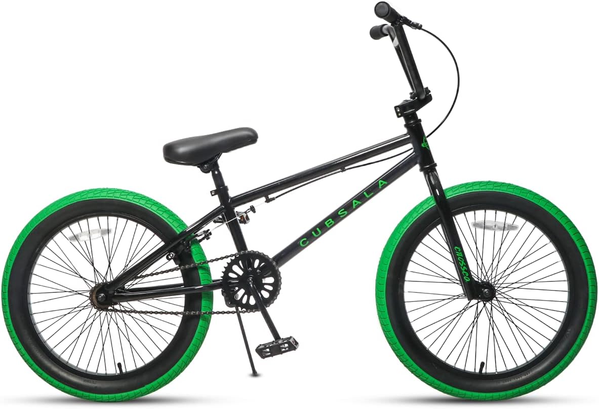 cubsala Freestyle BMX Bike, 18 20 Inch Kids Bicycle for 5-13 Years Old Kids and Beginner Level Rider, Multiple Colors