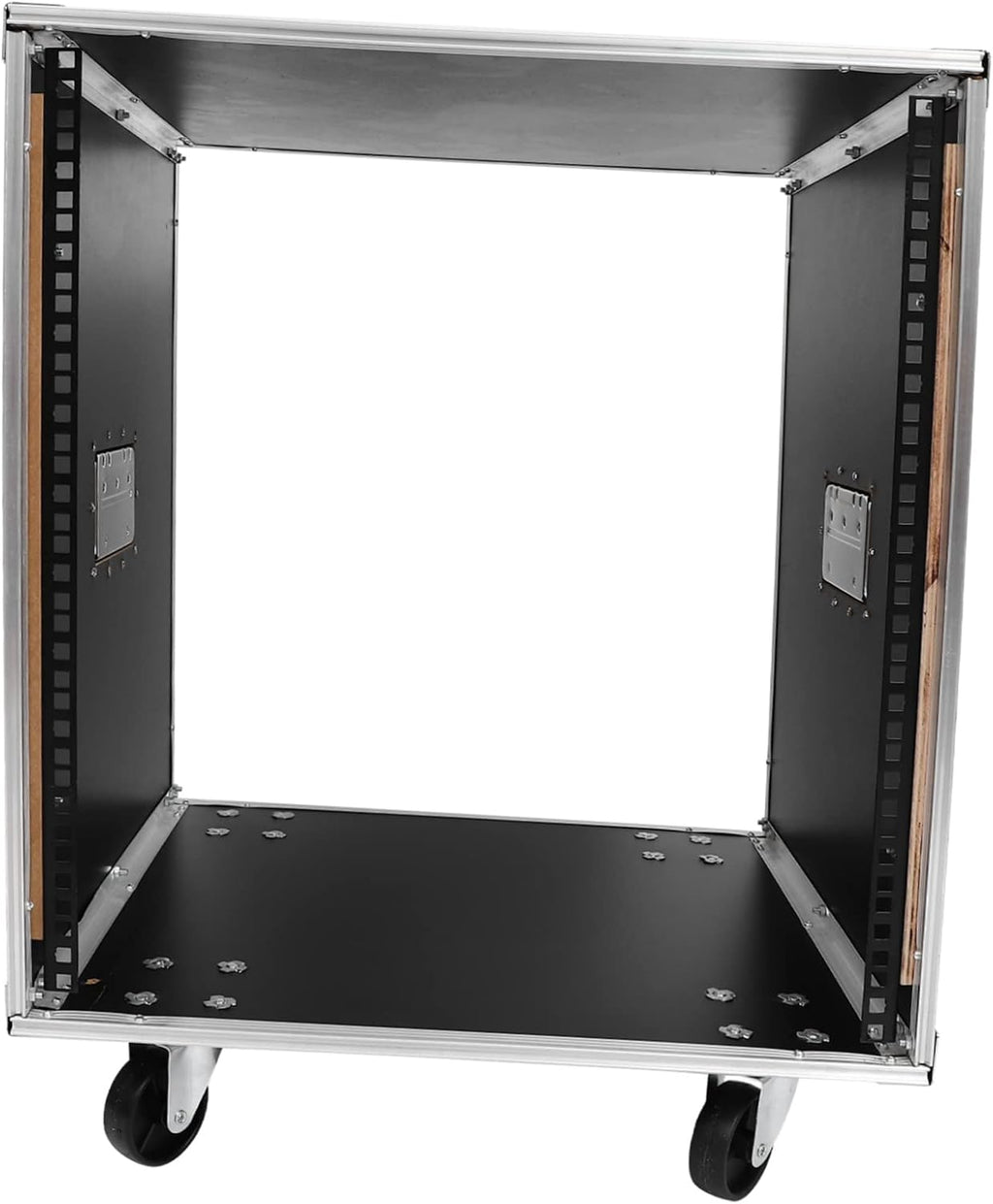 Cabilock Open Frame Microphone Rack Stereo Cabinet Alloy Audio Equipment Stand for Mixer Computer Chassis and Professional Gear Easy Assembly Capacity