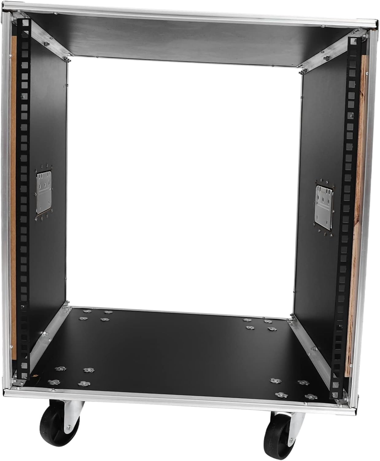 Cabilock Open Frame Microphone Rack Stereo Cabinet Alloy Audio Equipment Stand for Mixer Computer Chassis and Professional Gear Easy Assembly Capacity