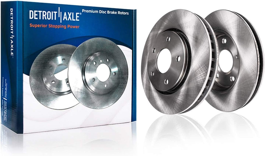 Detroit Axle - Brake Kit for Subaru Impreza Saab 9-2X Brake Rotors 2004 2005 2006 2007 Ceramic Brakes Pads Front and Rear Replacement: 10.91' inch Front and 10.47' inch RearRotor