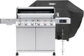 Monument Grills 6+1 Burner Smart Tech Propane Gas Grill, Denali 605Pro Stainless Steel Grill 78,000 BTU Outdoor Patio Barbecue Grill with Side Sear Burner, Knob Control, Cover and Rotisserie Kit
