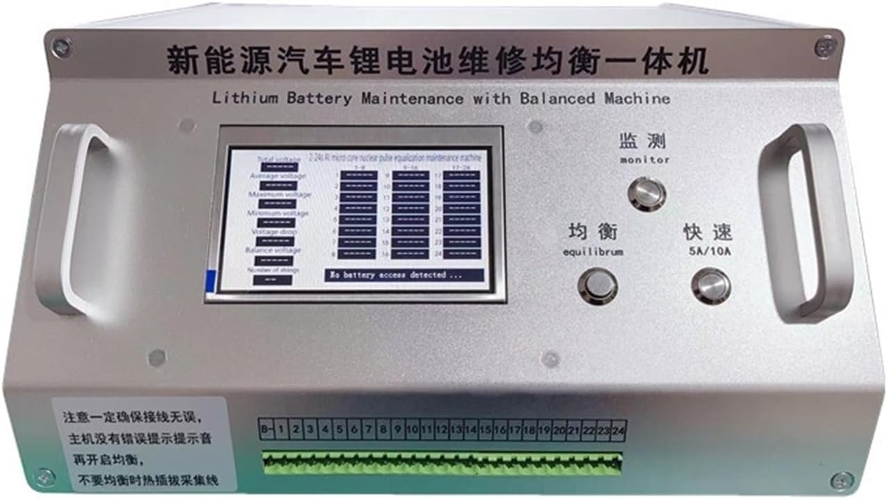 battery equaliser 2-24S 5A 10A Professional Battery Repair Equipment/Battery Equalization Instrument for/Electric vehicle/Car battery (Size : 5A)