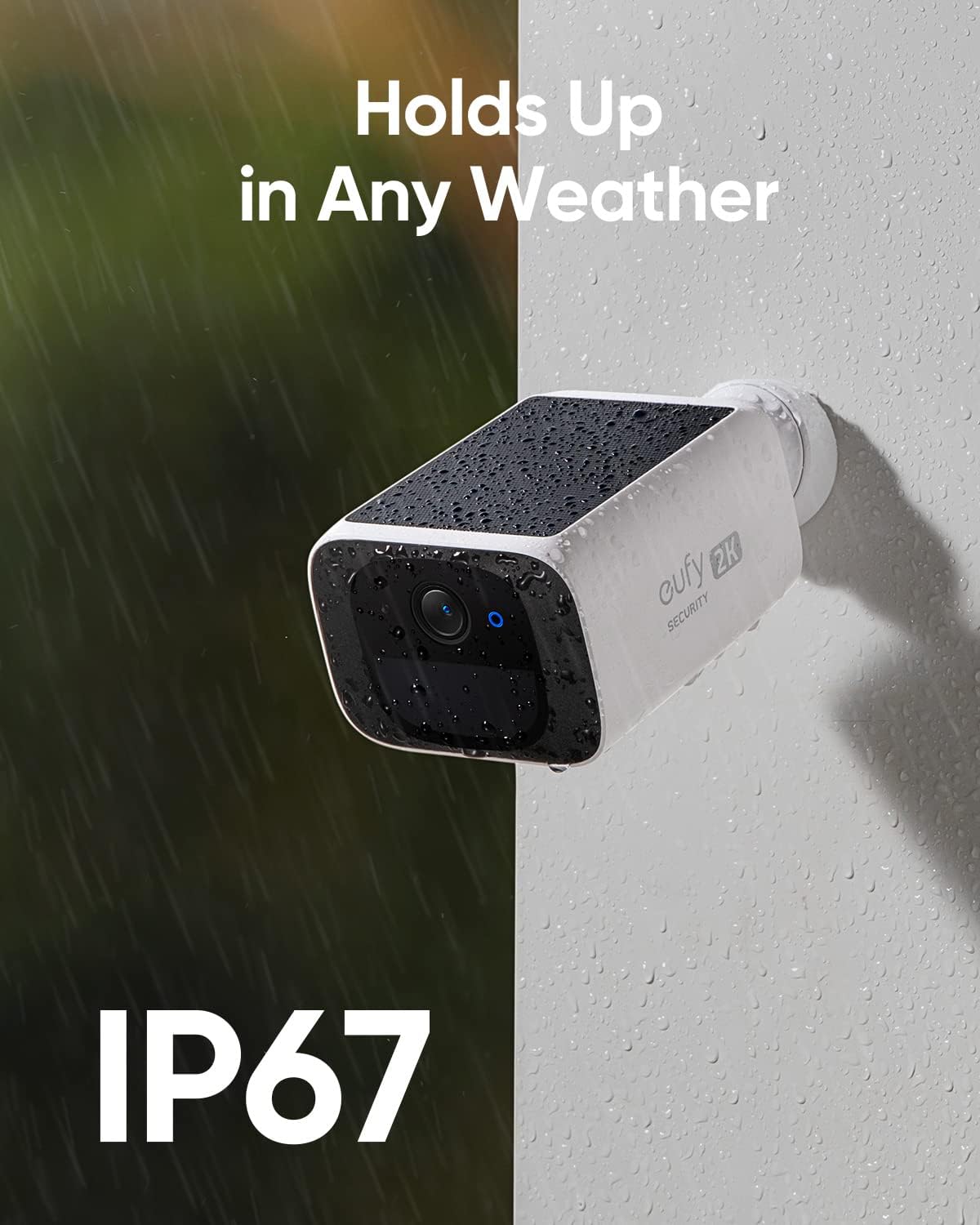 eufy Security S220 SoloCam 3-Cam Pack, Home Security System, Solar Security Camera Wireless Outdoor Camera, Build-in 8GB, Always-On Power, 2K Resolution, 2.4 GHz Wi-Fi, No Monthly Fee