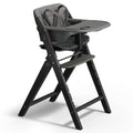 Mamazing GrowPod Pro Wooden Baby High Chair for 6 Months to 300lbs, Easy to Clean with Tray, Compact Foldable Highchair for Kitchen & Dining Room, with 5-Point Safety Harnesses and Guard Bar