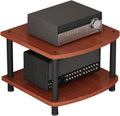 Studio HiFi Stand, AV Media Stand 2/3/4/5-Tier Media Console, Record Player Storage Shelves, Stereo Audio Equipment Rack Mount Shelf for Amplifier, CD(BrownA,60 * 54 * 44cm(2Tier))