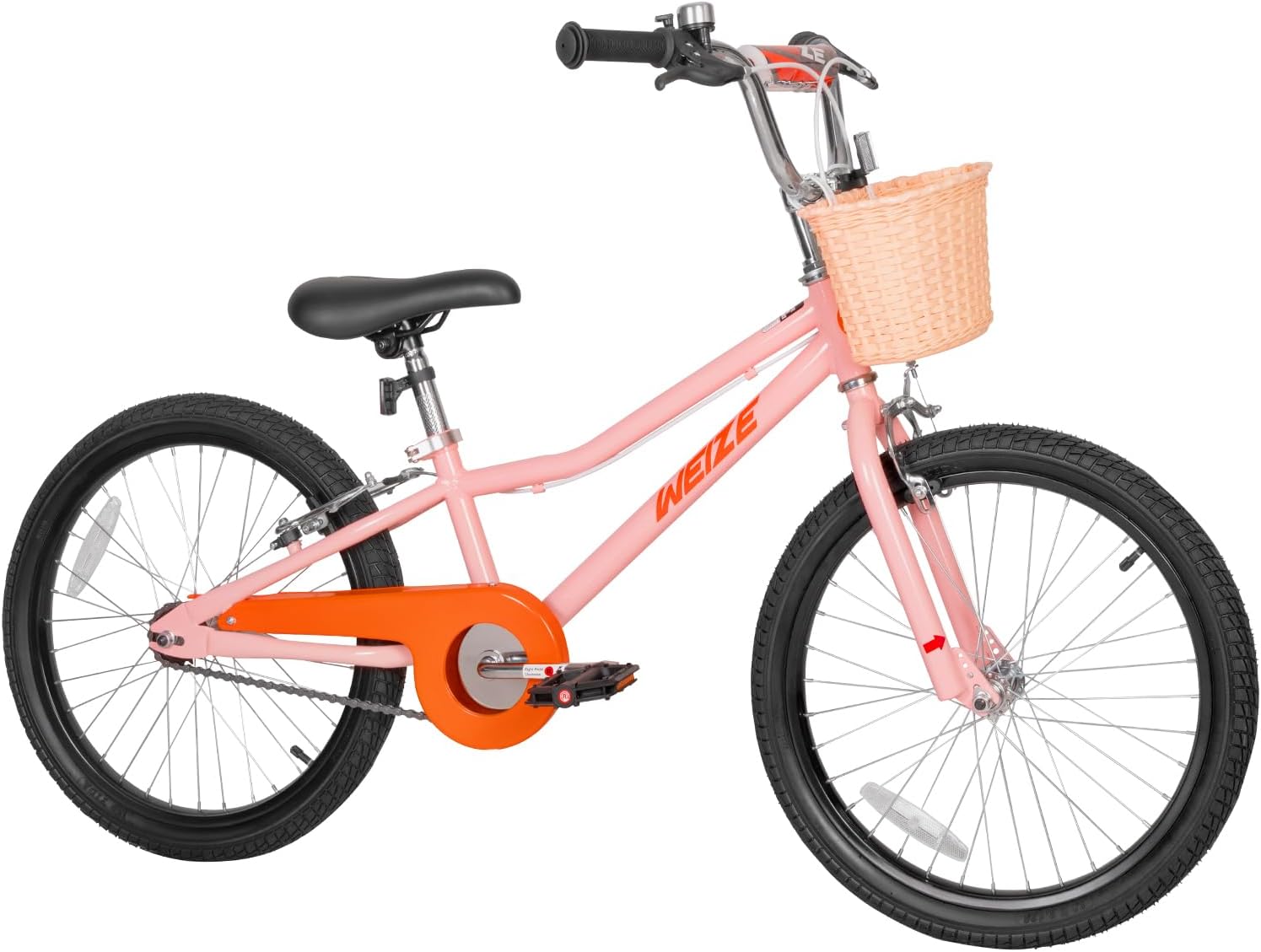 WEIZE Kids Bike, Children Bicycle for Boys & Girls Ages 4-12 Years Old, Rider Height 41-62 Inch, Adjustable Seat & Handlebars, Coaster Brake, Multiple Color Options