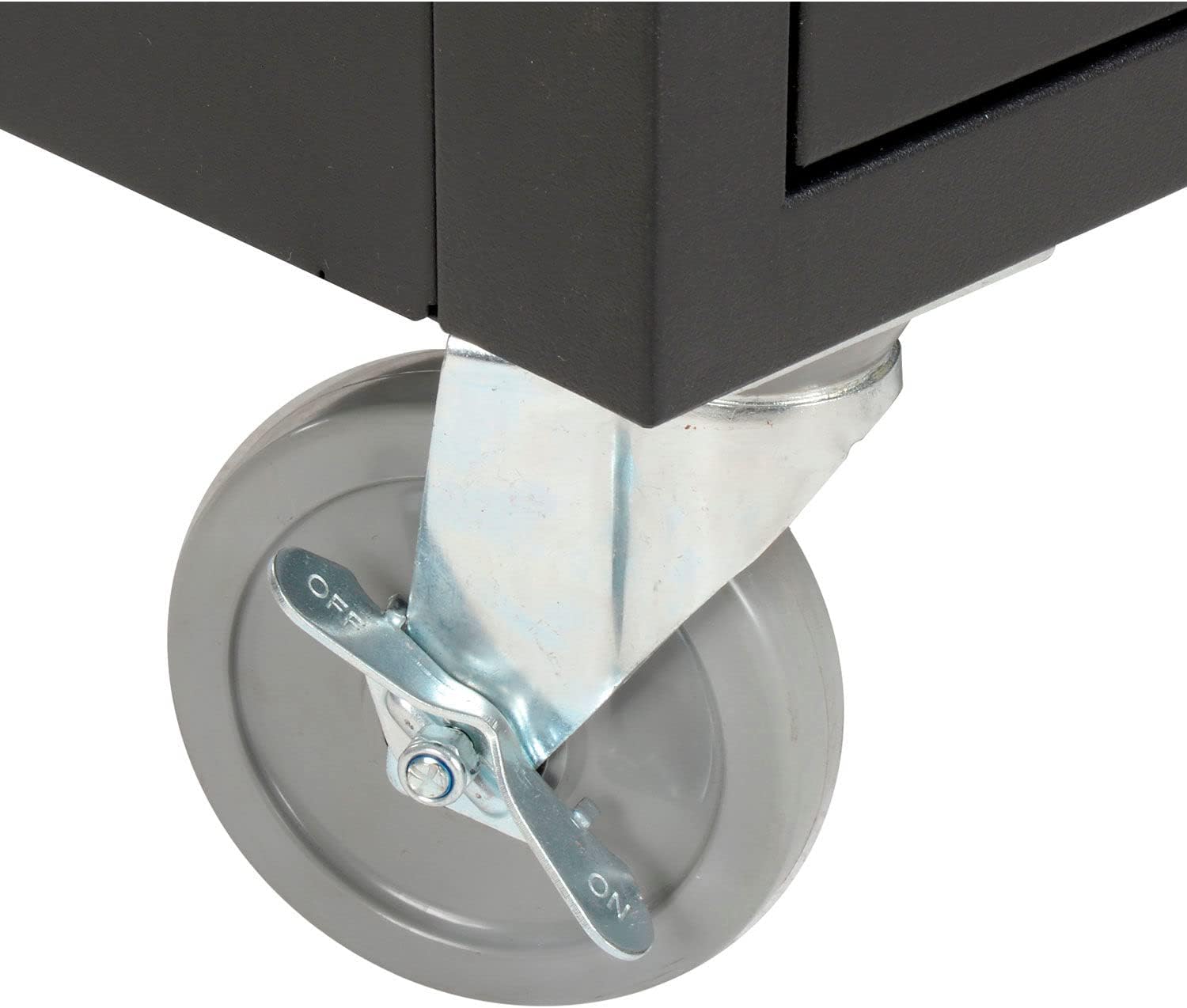 Global Industrial Audio Visual Cart w/Lockable Cabinet, 500 Lb. Capacity, Black