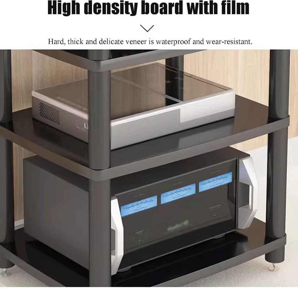 Amplifier Cabinet Cinema Audio Equipment Cabinet Professional Amplifier Bracket Bracket Audio Cabinet Equipment Cabinet Multi-Function Multi-Layer Audio Bracket Steel Bracket (Size : 3st Floor)