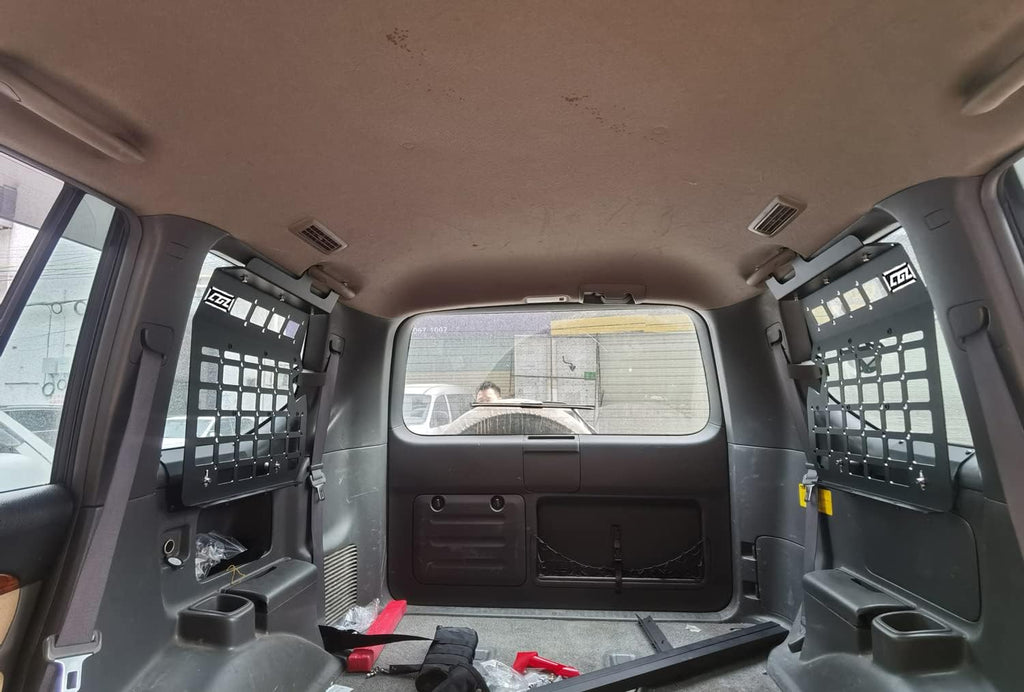 ITrims Rear Cargo Rack Basket for Toyota Land Cruiser Prado J120 Lexus GX 470 2003-2009 Car Accessories Modular Storage Molle Panel Interior Luggage Carrier Trunk Shelf Hanging Boards Organizer Kit