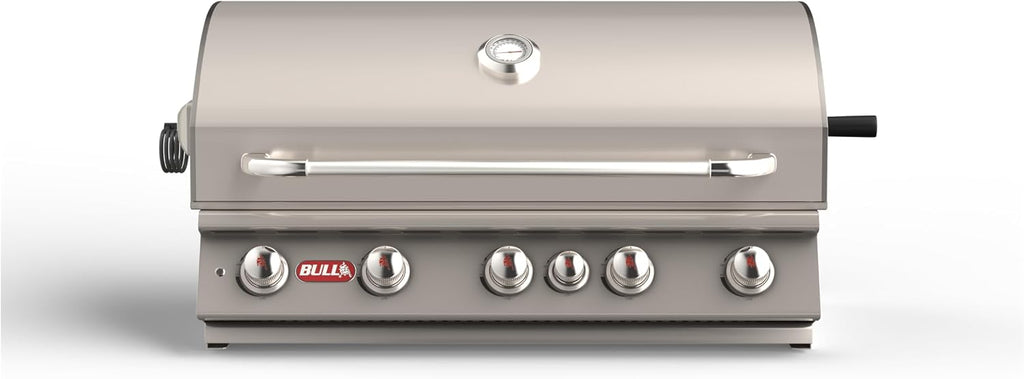 Bull Outdoor Products Complete Outdoor Kitchen Bundle – Brahma 90,000 BTU Built-In Grill Head, Grill Cover, Trash & Recycle Drawer, 38' Door/Drawer Combo, Glass Door & Contemporary Refrigerator – LP