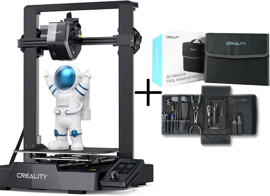 Creality Ender 3 V3 SE 3D Printer Bundle with 3D Printer Tool Kit 74Pcs 3D Printing Tool Wrap Kit