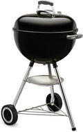 Weber Original Kettle Charcoal Grill, 18-Inch, Black – Classic Outdoor BBQ Grill with One‑Touch™ Cleaning System & Precise Temperature Control Dampers