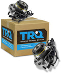 TRQ Front Left and Right Wheel Bearing and Hub Assembly Set 2 Piece Compatible with 03-04 Ford F-250 Super Duty 4WD 03-04 F-350 Super Duty 4WD M14x1.5 Fine Thread Wheel Studs Single Rear Wheels SRW