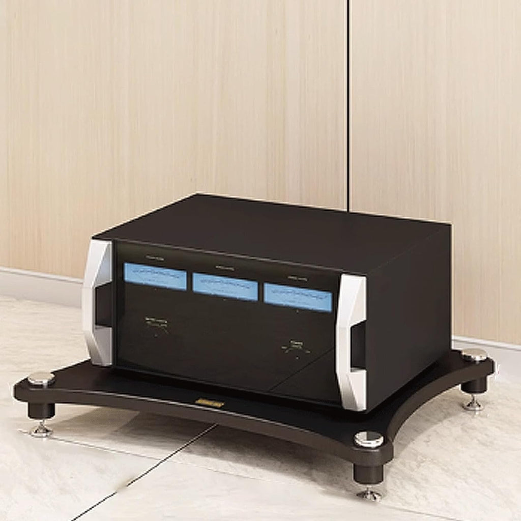 Audio Storage Rack, Media Stand, Audio Rack Stand, Audio Rack Tower Heavy Duty For Audio Equipments 4 Sizes 2 Colors,Black1 Layer