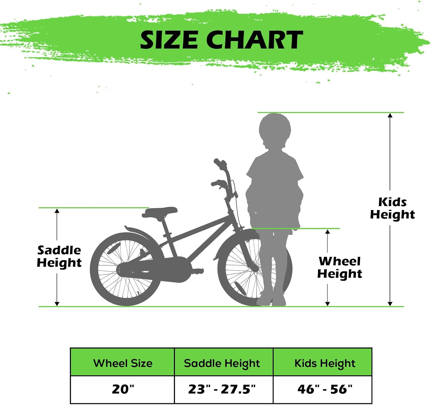 WEIZE Kids Bike, 16 20 Inch Children Bicycle for Boys & Girls Ages 4-12 Years Old, Rider Height 41-62 Inch, Adjustable Seat & Handlebars, Coaster Brake, Multiple Color Options