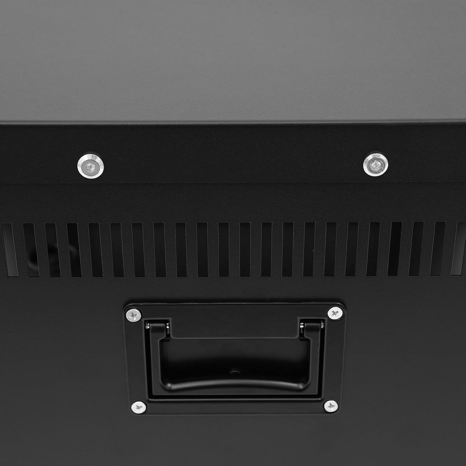 6U AV Rack with Wheels, Metal Studio Cabinet with Cable Ports, 22.4' x 19.8' x 15.1', Portable Home Studio Racks, Floor Standing Server Cabinet for Amplifiers, AV Equipment, Computers