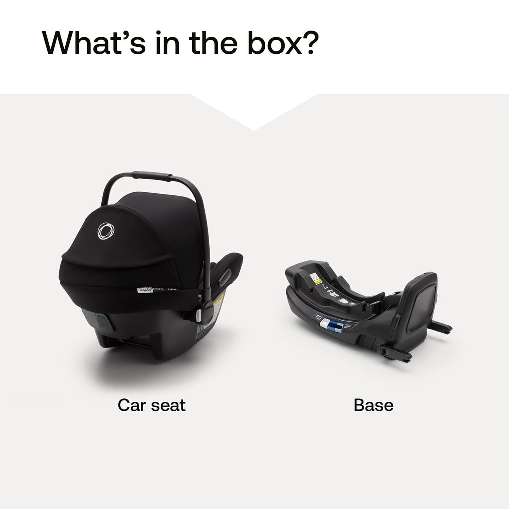 Bugaboo Turtle Air Shield by Nuna car seat + Recline Base