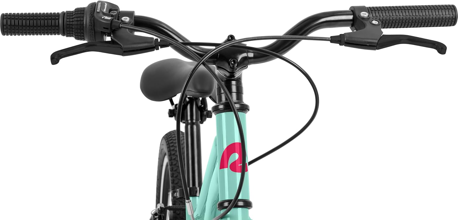 Retrospec Dart Kids Bike - 7-Speed Hybrid Bicycle for Ages 6-11 with 29in All-Season Tires & Shock Absorption - Adjustable Height Youth Bike with V-Brakes & Smooth Gear Shifting