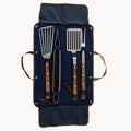 Lamson Premier 20' Walnut 4-Piece Deluxe BBQ Set