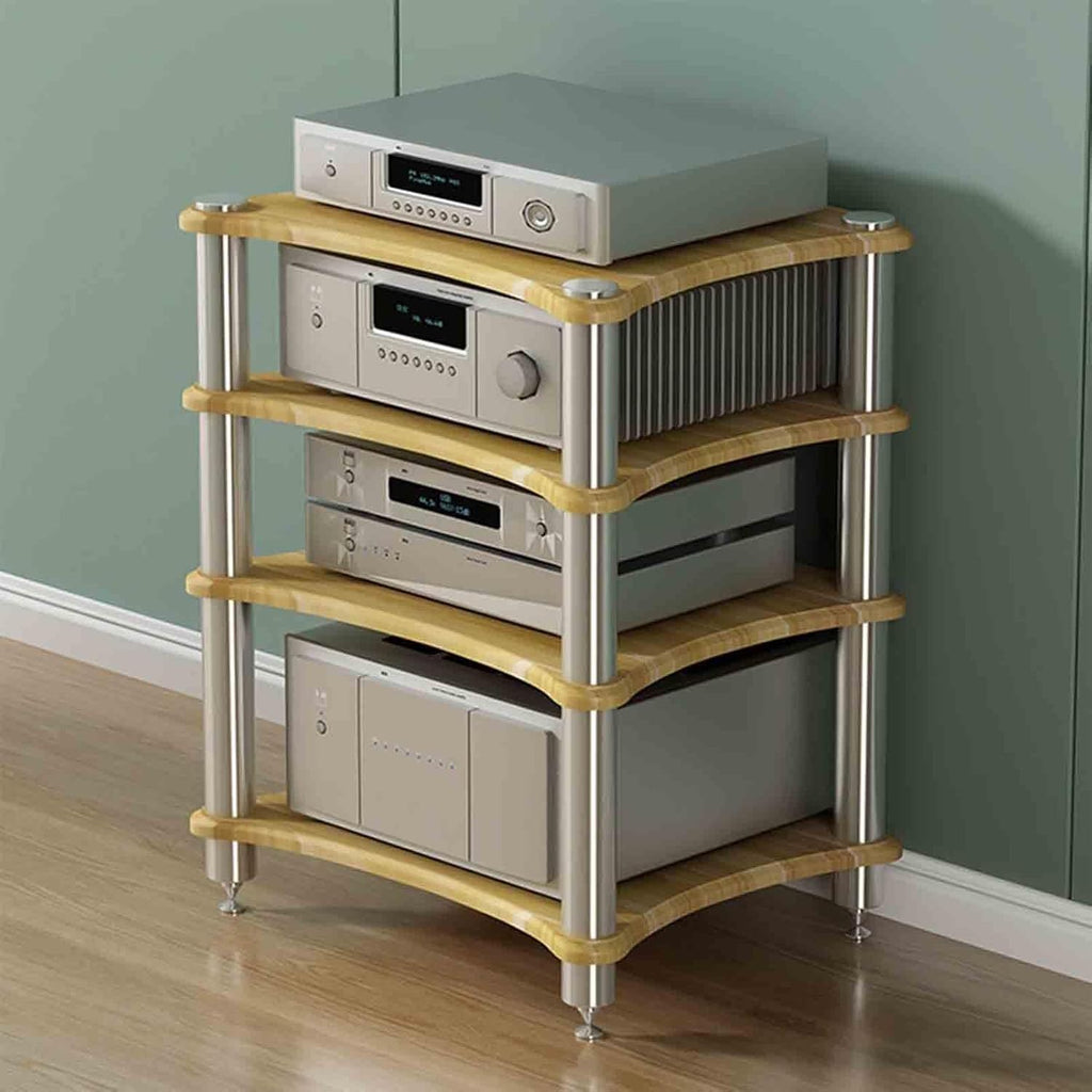 Cinema audio equipment cabinet home professional amplifier rack HIFI audio cabinet equipment cabinet multifunctional multi-layer audio cabinet does not hurt the floor strong gravity Apply to a variety