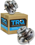 TRQ 2 Piece Front Wheel Bearing & Hub Assembly Set Compatible with 1997-2000 Ford F-150