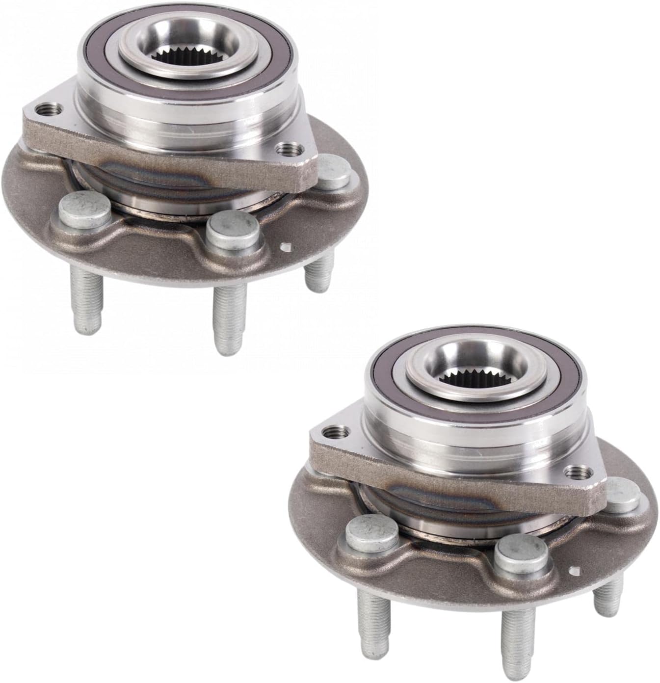 TRQ Wheel Bearing & Hub Assembly Pair Compatible with 2019-21 Chevrolet Blazer Front or 2019-21 Chevrolet Blazer AWD ONLY Rear