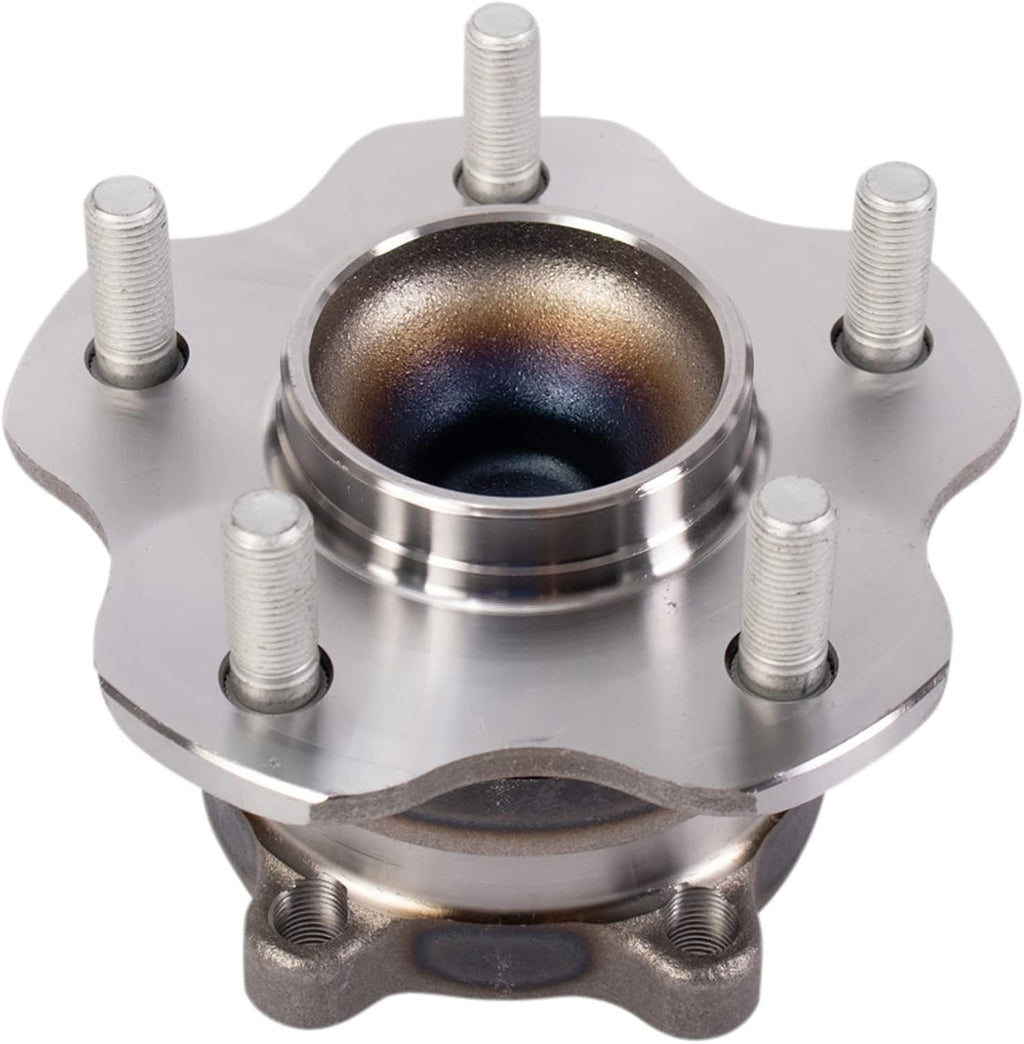 TRQ Rear Driver and Passenger Side Wheel Bearing and Hub Assembly Set 2 Piece Compatible with 2019-2023 Nissan Altima Front Wheel Drive