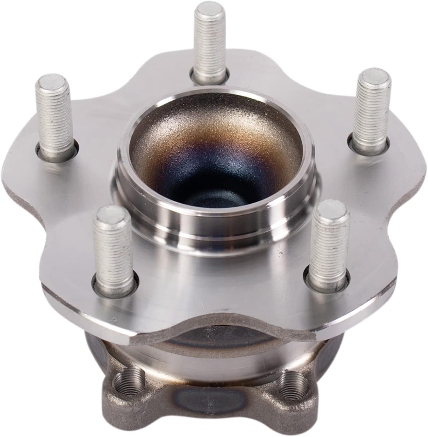 TRQ Rear Driver and Passenger Side Wheel Bearing and Hub Assembly Set 2 Piece Compatible with 2019-2023 Nissan Altima Front Wheel Drive