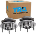 TRQ Front Left and Right Wheel Bearing and Hub Assembly Set 2 Piece Compatible with 20-22 Buick Encore GX 2020 Regal TourX 2020 Cadillac CT4 All Wheel Drive 20-22 Chevrolet Malibu 2021 Equinox
