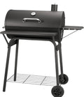 Kendane Barrel Charcoal Grill, Large Charcoal Grills with Front and Side Shelf, 627 Square Inches Cooking Grid, Outdoor BBQ Grill, Perfect for Backyard Camping, Patio Parties, and Picnics