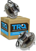 TRQ Front Left and Right Wheel Bearing and Hub Assembly Set 2 Piece Compatible with 2005 Ford F-150 4WD from 11/29/04 Production 6 Lug Wheels 06-07 F-150 4WD 08 F-150 AWD 06-08 Lincoln Mark LT 4WD