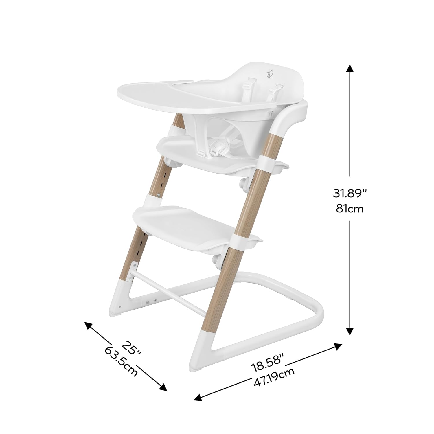 Evenflo RightSeat Multistage High Chair (Sea Salt White)