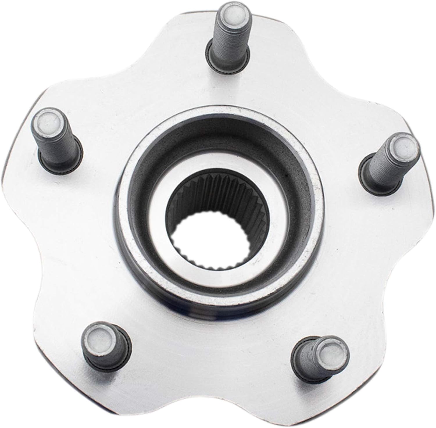 TRQ Rear Left and Right Wheel Bearing and Hub Assembly Set 2 Piece Compatible with 2003-2008 Infiniti FX45