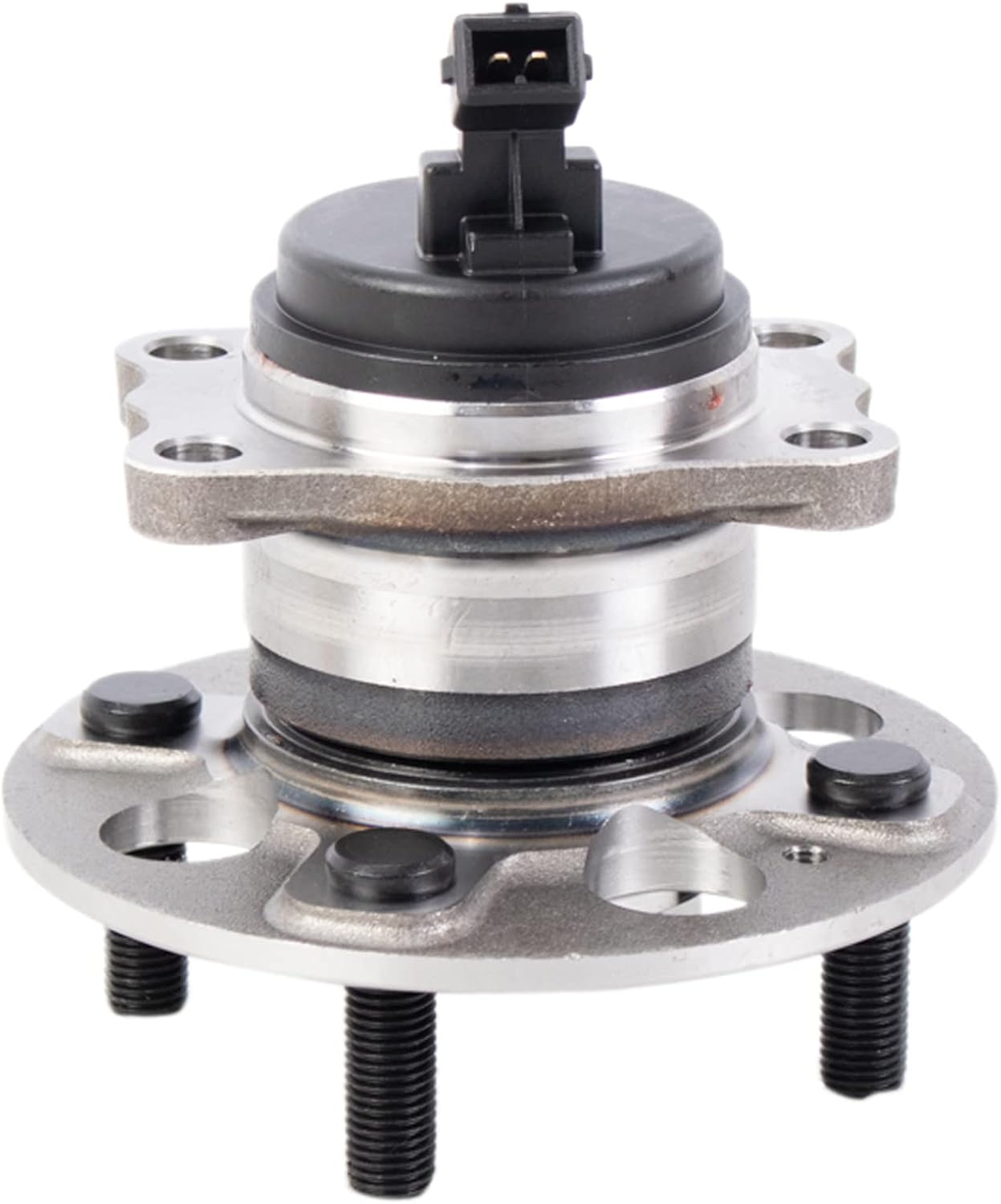 TRQ Rear Left and Right Wheel Bearing and Hub Assembly Set 2 Piece Compatible with 18-20 Hyundai Accent excluding Japan Built Models 21-22 Accent 18-20 Kia Rio excluding Japan Built Models 21 Rio