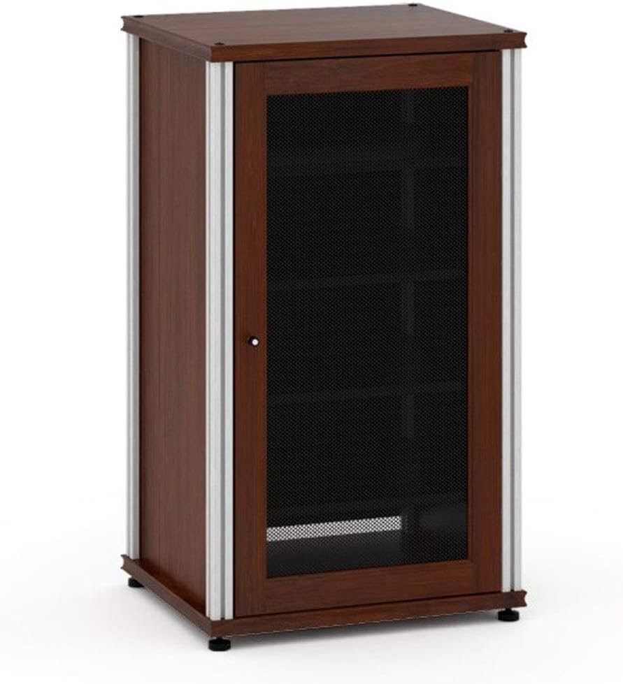 Salamander Synergy 402 A/V Component Cabinet (Walnut/Aluminum)