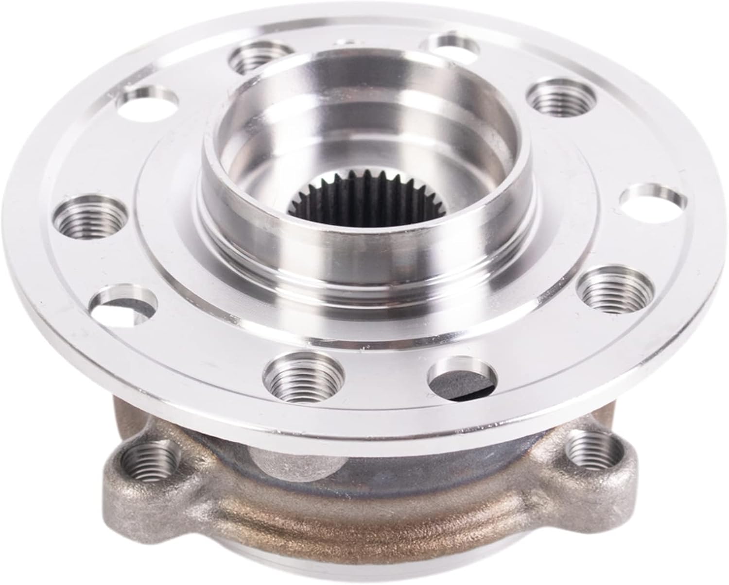 TRQ Front Left and Right Wheel Bearing and Hub Assembly Set 2 Piece Compatible with 15-21 Mercedes-Benz C300 4Matic 16-18 GLC300 4Matic 2021 GLC300 4Matic 17-19 E300 4Matic 19-21 E450 4Matic