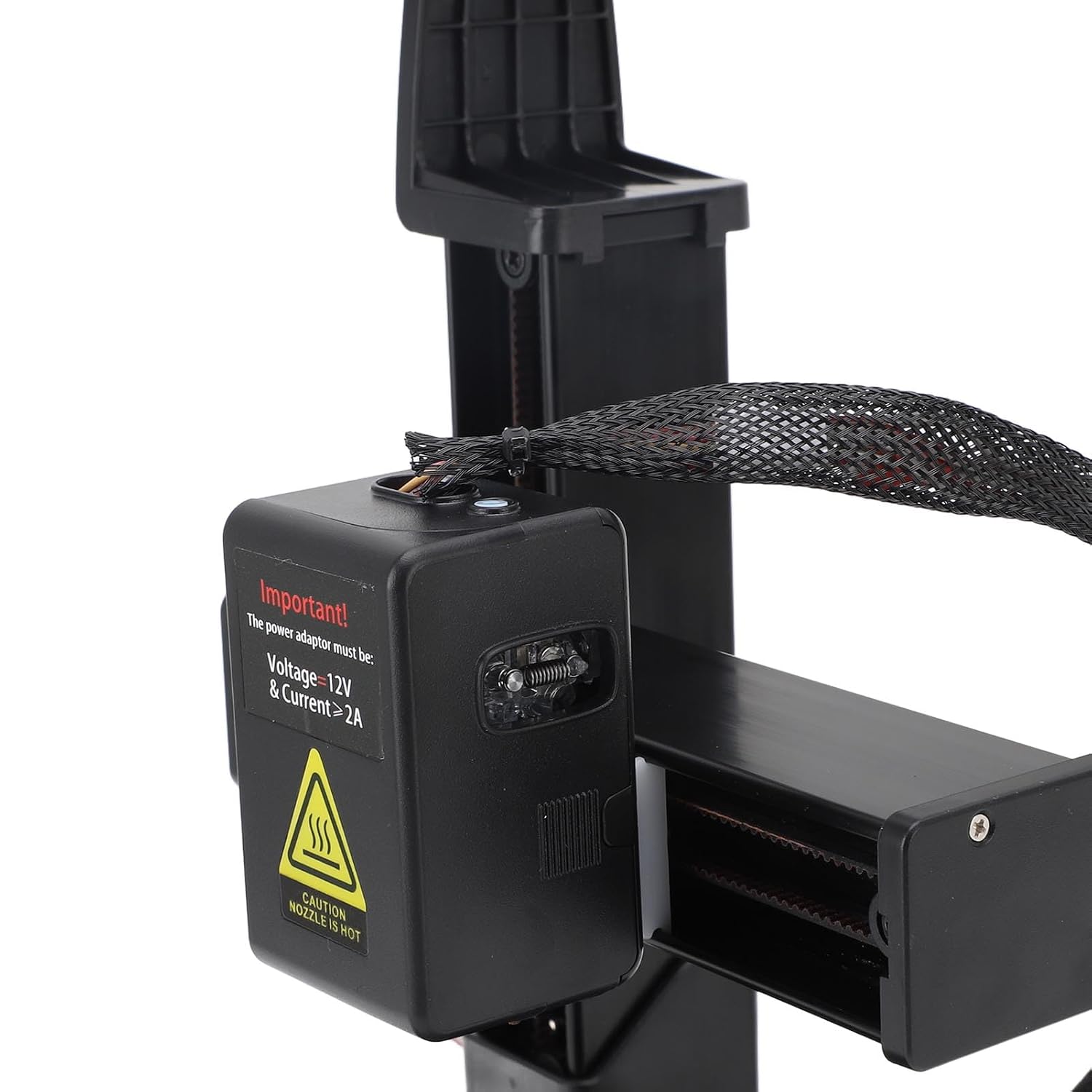 High Accuracy 3D Printer, Beginner Friendly, Compact Size, Fast Heating, Educational Tool, Robust ABS Material, Small 3D Printer with 100x100x100mm Printing Size (Black)