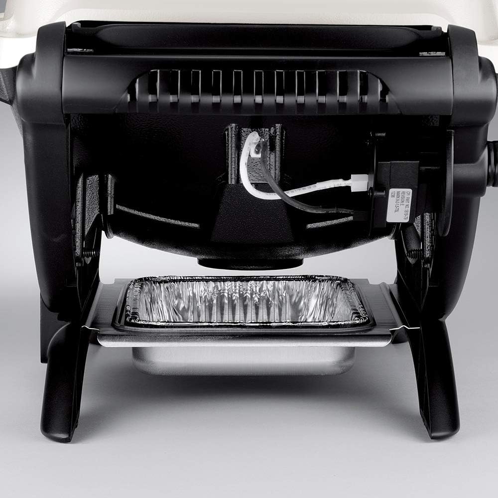 Weber Q1200 Liquid Propane Portable Gas Grill, Blue – 1‑Burner Travel and Camping Grill with Cast‑Iron Grates & Electronic Ignition (8,500 BTU Burner)