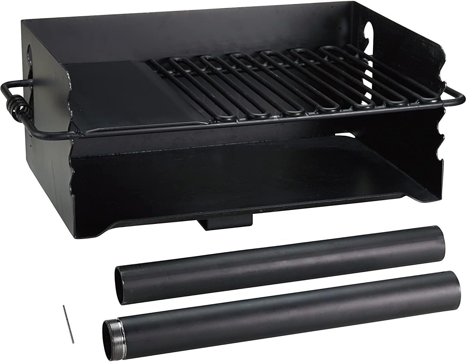 Pilot Rock 3 Pack Charcoal Grill, Jumbo Park Style Steel Outdoor BBQ, CBP-247