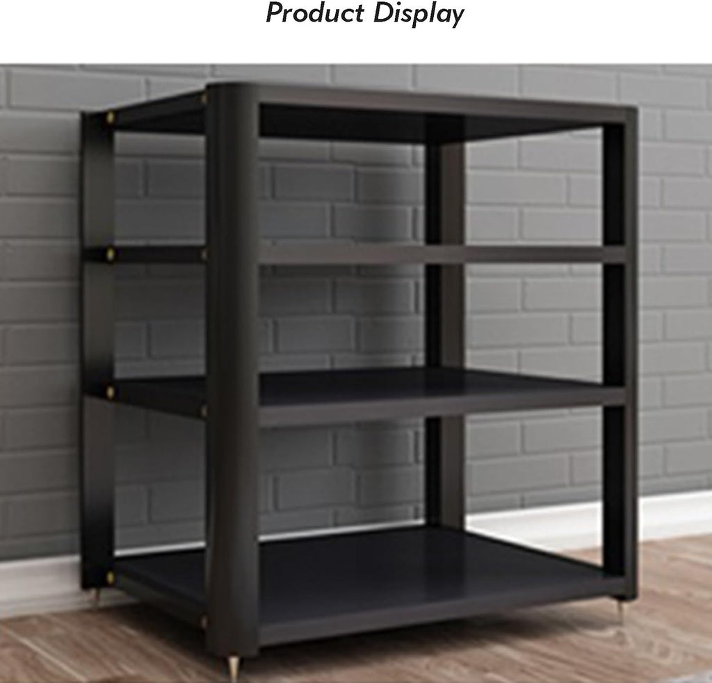 AV Media Stand,4-Tier Media Stand Audio/Video Rack,Floor-Standing Audio and Video Equipment Storage Rack,Suitable for Offices and Study Rooms (Color : Style 1)