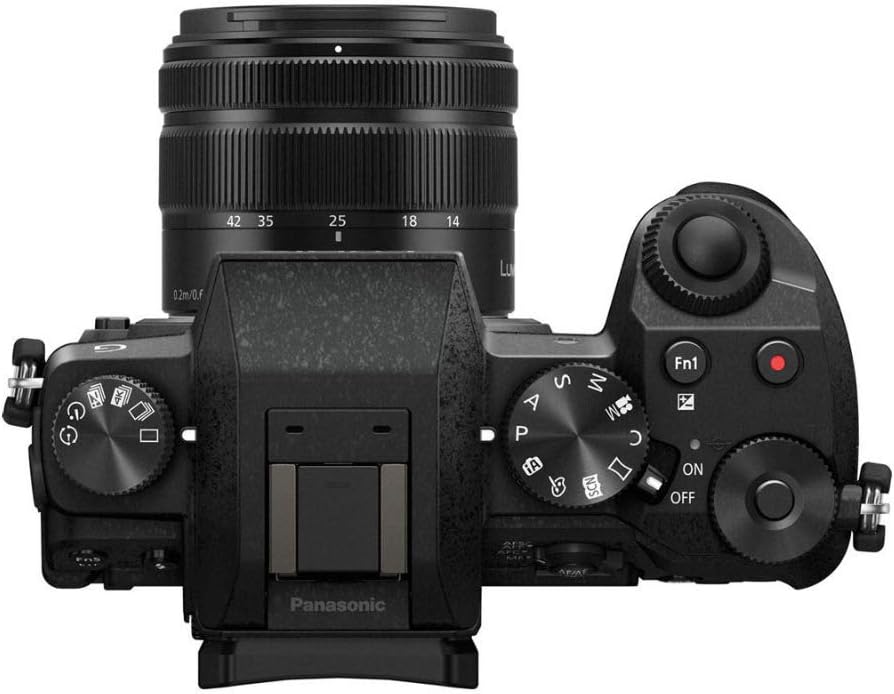 Panasonic LUMIX G7 4K Digital Camera, with 14-42mm Mega O.I.S. Lens, 16 Megapixel Mirrorless Camera, 3-Inch LCD, DMC-G7KK (Black)