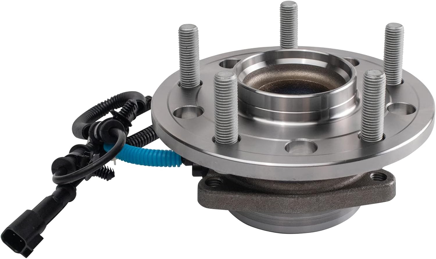 TRQ Rear Driver and Passenger Side Wheel Bearing and Hub Assembly Set 2 Piece Compatible with 2017-2019 Chrysler Pacifica Van Without Adaptive Cruise Control