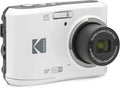 Kodak PIXPRO Friendly Zoom FZ45-WH 16MP Digital Camera with 4X Optical Zoom 27mm Wide Angle and 2.7' LCD Screen (White)