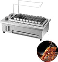 Automatic Barbecue Oven,Auto flip grill,Commercial Korean BBQ Grill,Auto Roating Smokeless Searing Oen,Electric Yakitori Griddle,Temperature Adjustable,Roating,8 Skewers,110V