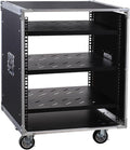 2/3/4-Tier AV Media Stand, Audio-Video Media Stand with Adjustable Shelves, Small Entertainment Center, Curved Vinyl Record Cabinet for Living Room(70cm/27.6in)