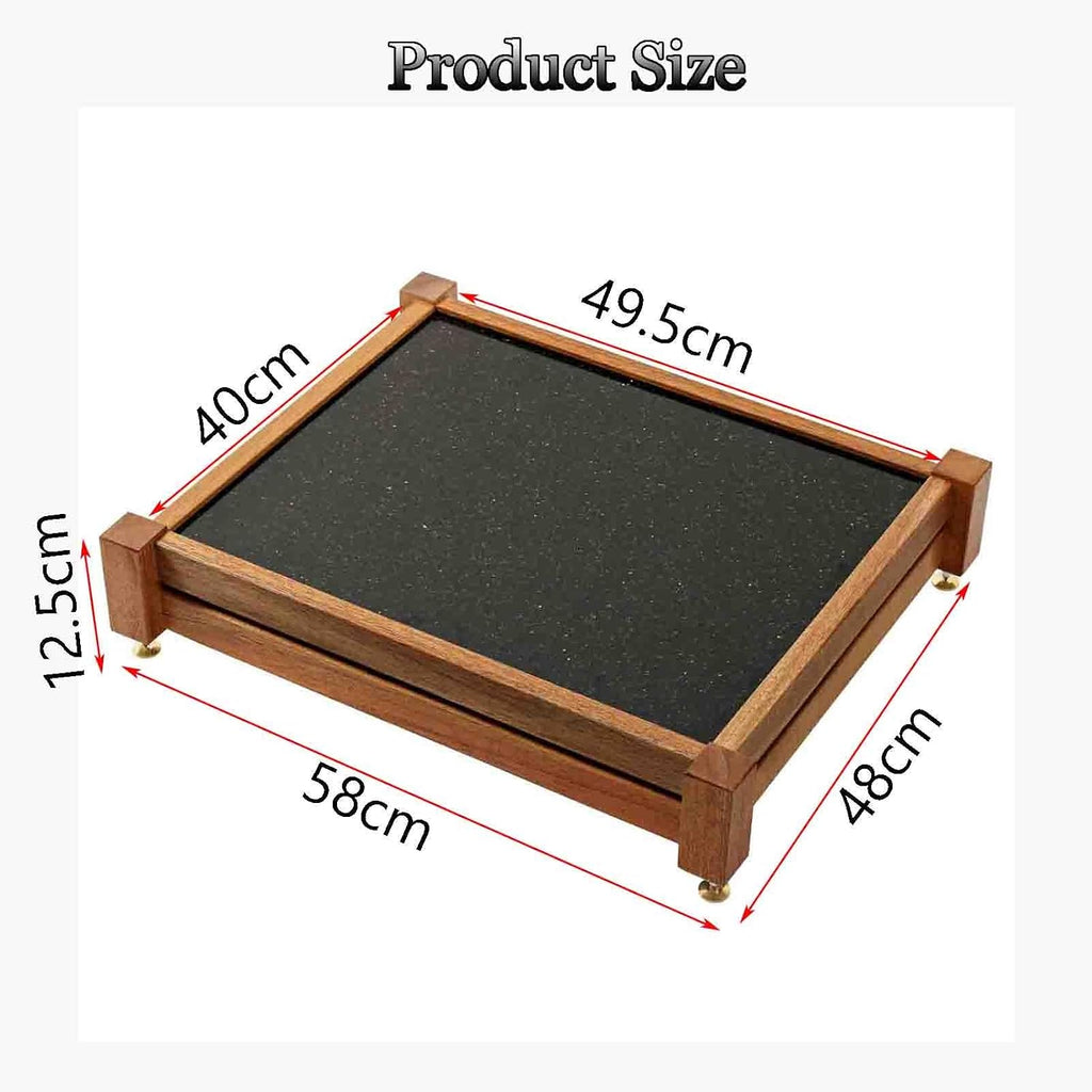 Home Audio Equipment Cabinet HiFi Audio Equipment Cabinet Multi-Level Audio Cabinet Solid Wood Light Luxury Audio Rack Load-Bearing Stable Not to Hurt The Equipment
