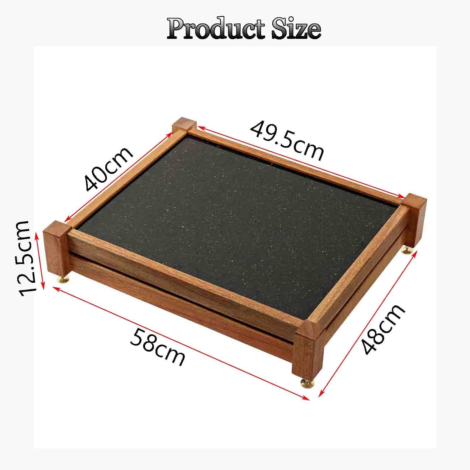 Home Audio Equipment Cabinet HiFi Audio Equipment Cabinet Multi-Level Audio Cabinet Solid Wood Light Luxury Audio Rack Load-Bearing Stable Not to Hurt The Equipment