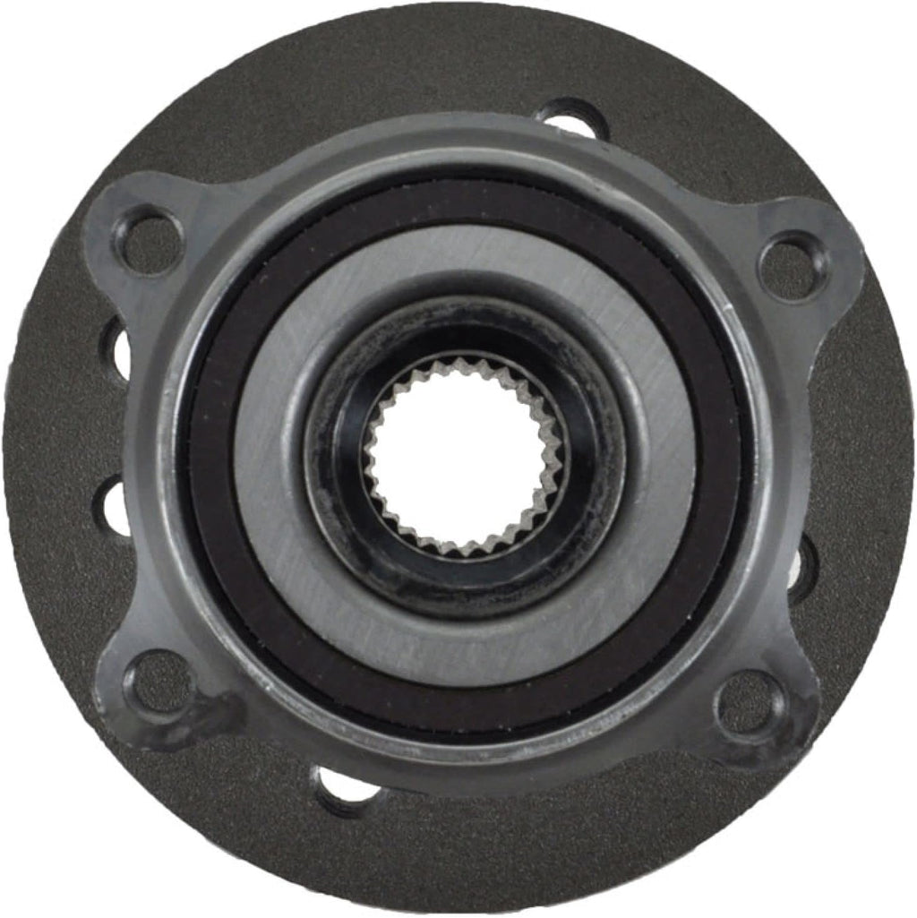 TRQ 2 Piece Front Rear Wheel Bearing & Hub Assembly Set Compatible with 2002-2006 Mini Cooper