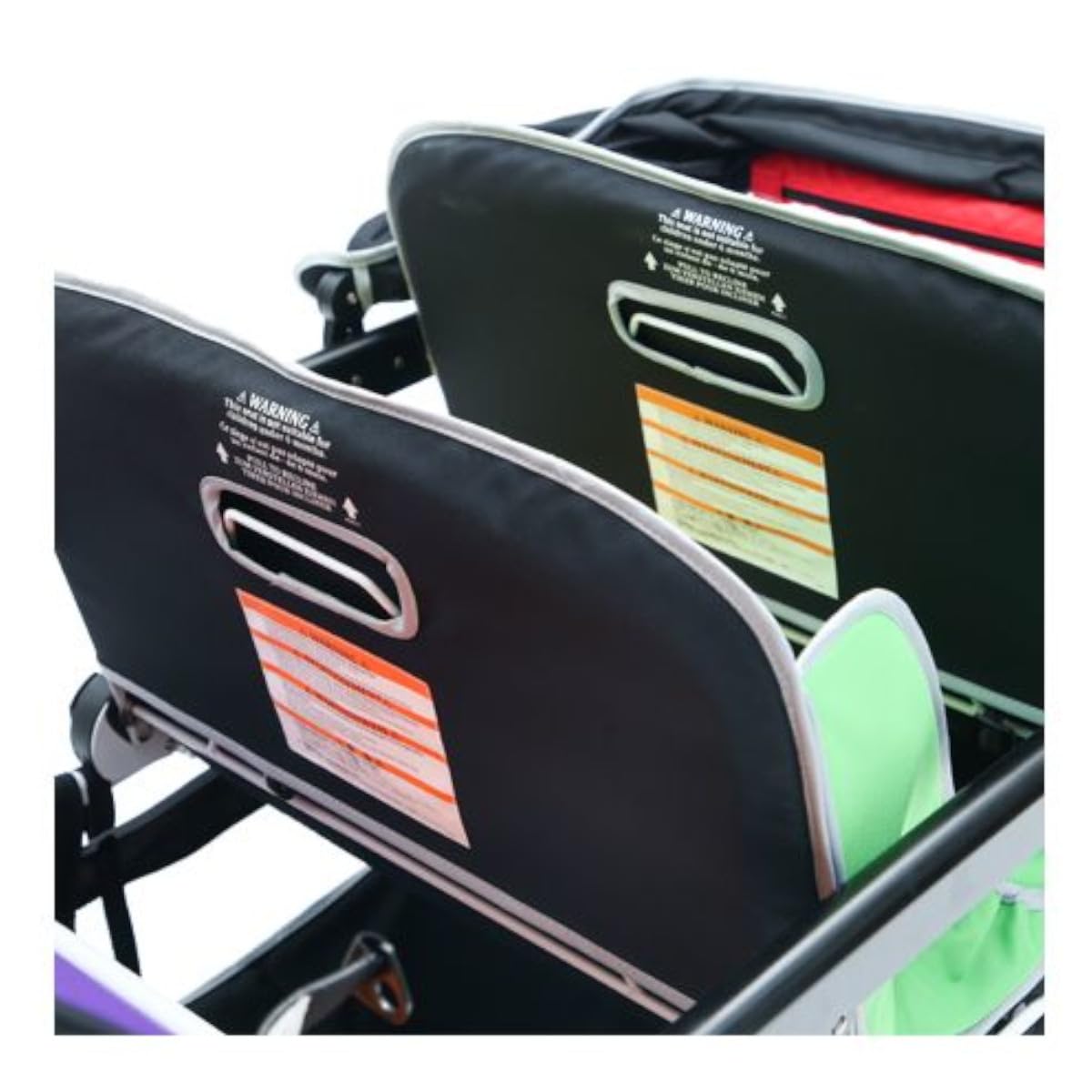 Familidoo H6E 6 seat Baby Stroller- Double Canopy - Daycare Strollers with 5 Point Safety Harness - Backseat footrest Extension for 0 to 36 Months