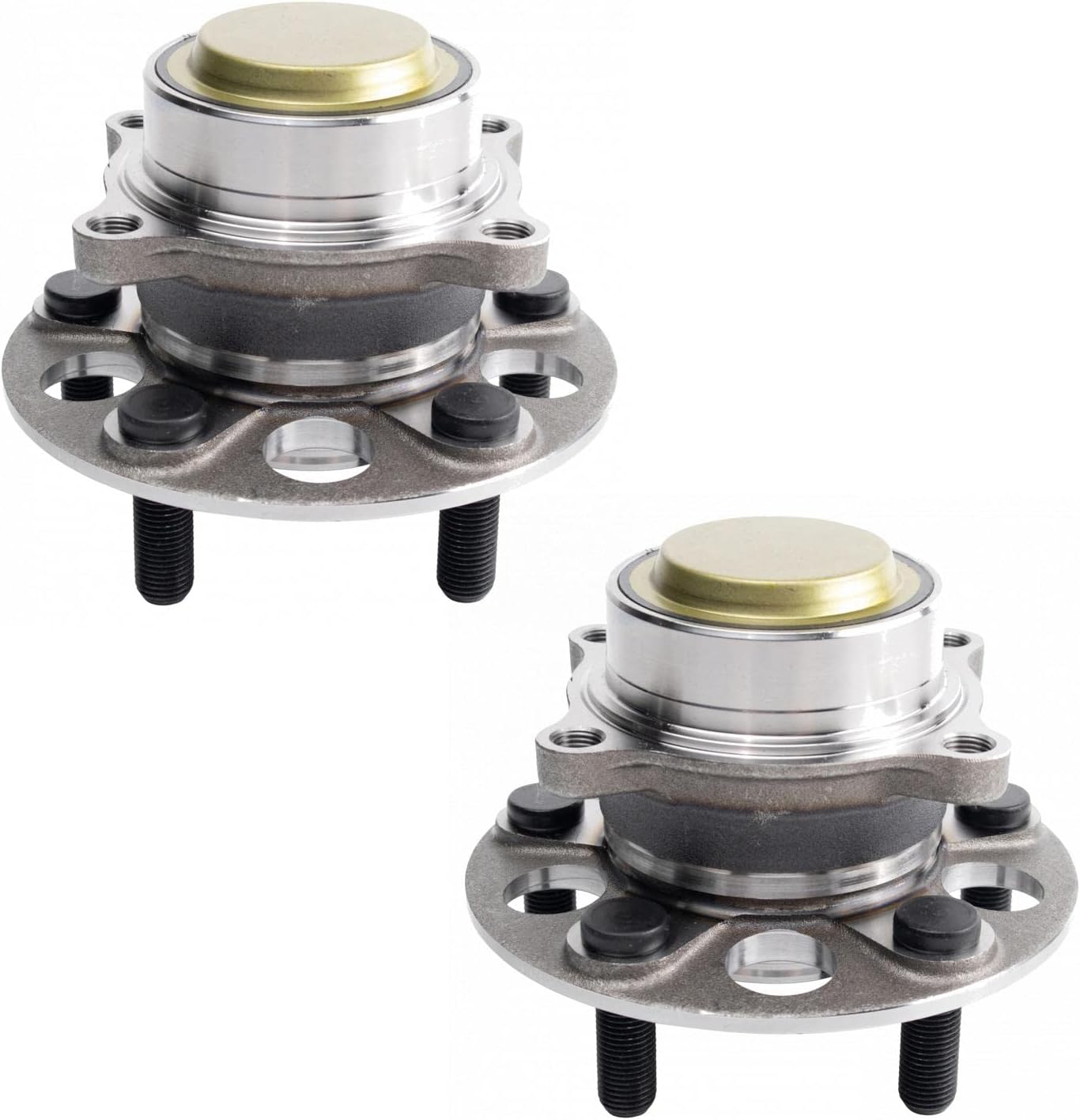 TRQ Rear Left and Right Wheel Bearing and Hub Assembly Set 2 Piece Compatible with 2018-2023 Honda Odyssey 2021-2022 Acura TLX Base Model 2023 TLX
